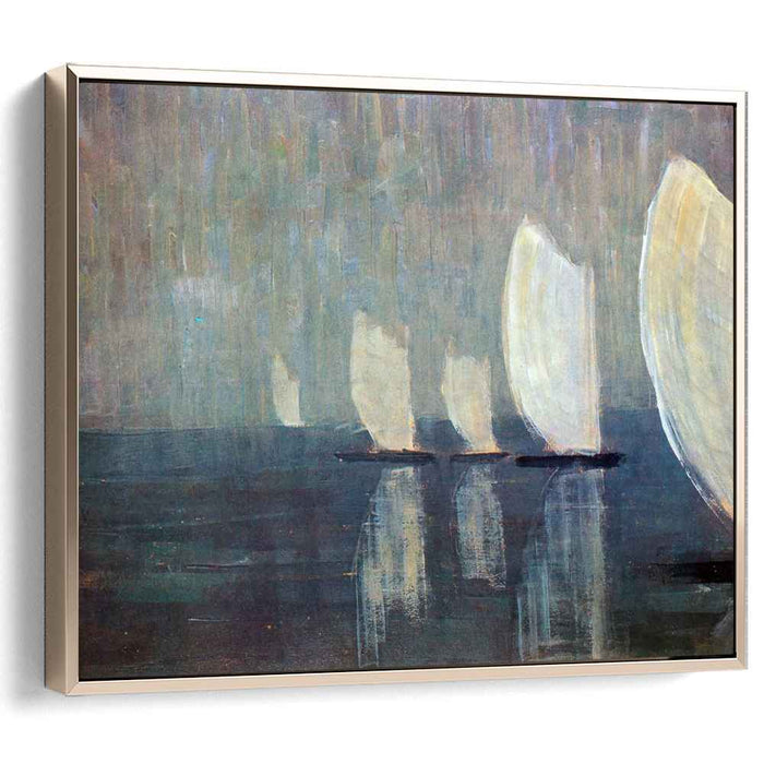 Sailing boats (1906) by Mikalojus Konstantinas Ciurlionis