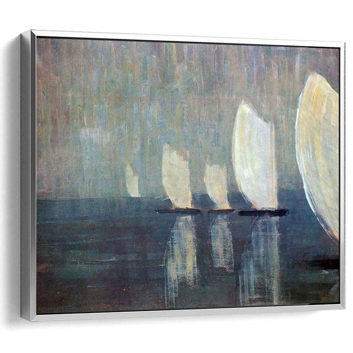 Sailing boats (1906) by Mikalojus Konstantinas Ciurlionis