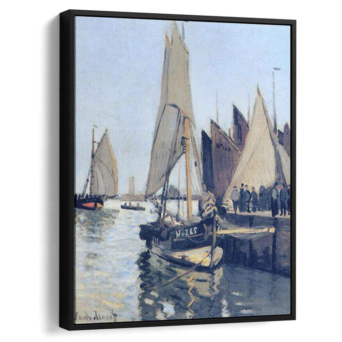 Sailing Boats at Honfleur (1866) by Claude Monet