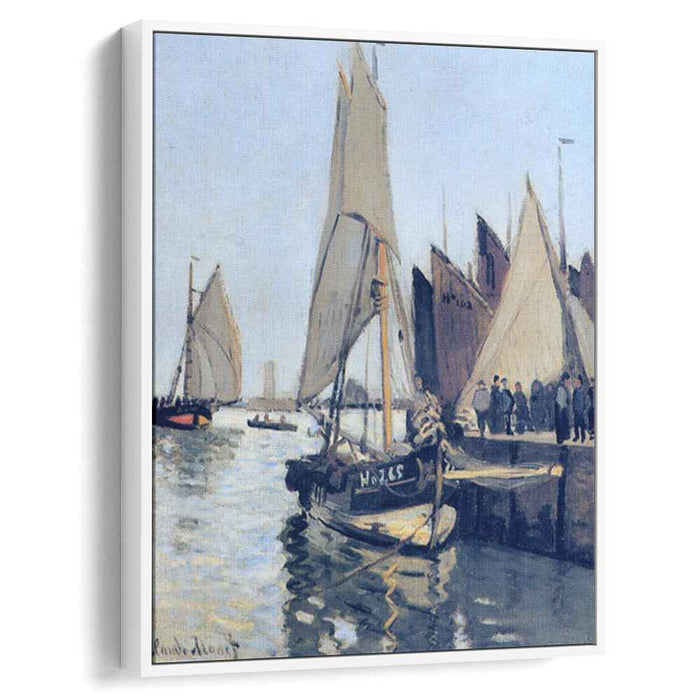 Sailing Boats at Honfleur (1866) by Claude Monet