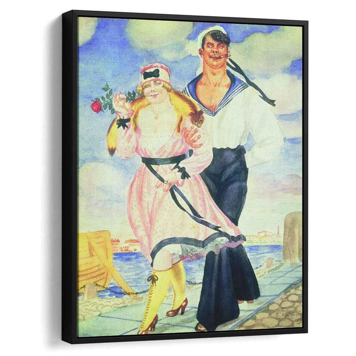 Sailor and His Girl (1920) by Boris Kustodiev