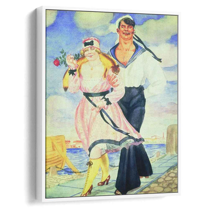 Sailor and His Girl (1920) by Boris Kustodiev