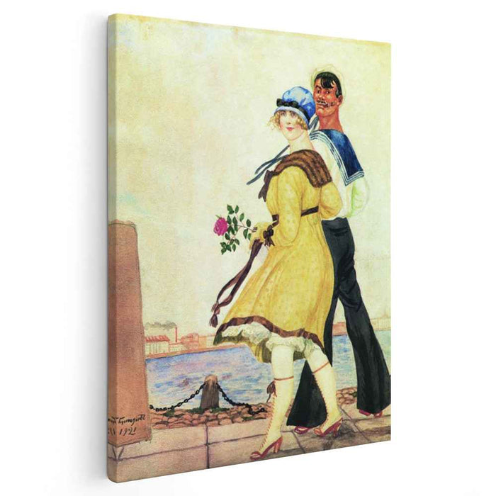 Sailor and His Girl (1921) by Boris Kustodiev