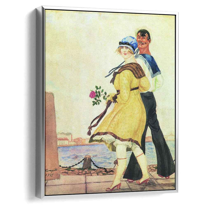 Sailor and His Girl (1921) by Boris Kustodiev