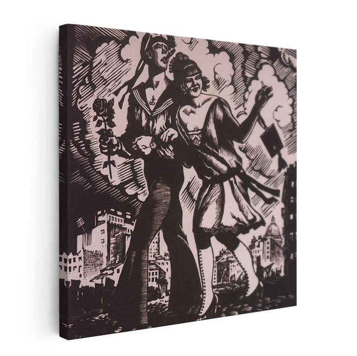 Sailor and His Girl (1926) by Boris Kustodiev