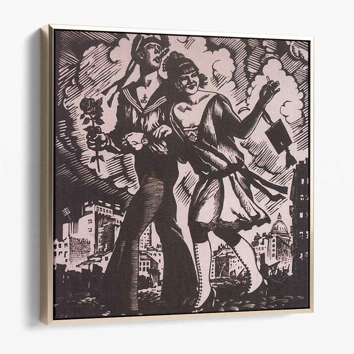 Sailor and His Girl (1926) by Boris Kustodiev