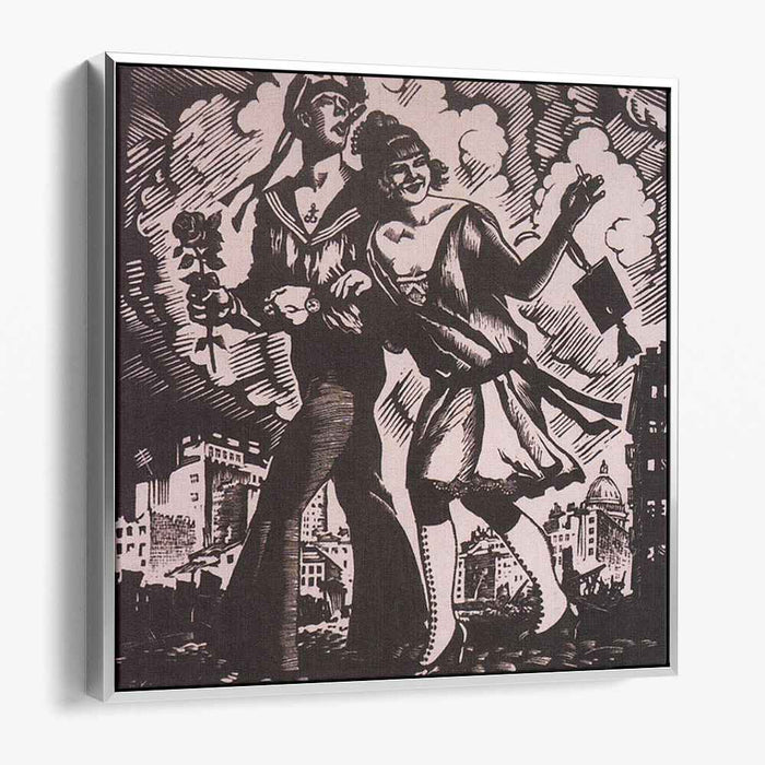 Sailor and His Girl (1926) by Boris Kustodiev