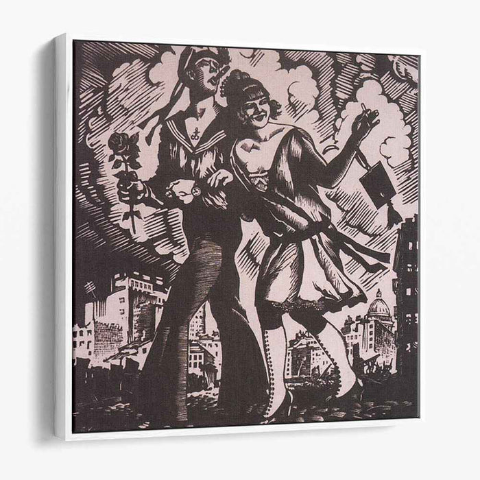 Sailor and His Girl (1926) by Boris Kustodiev