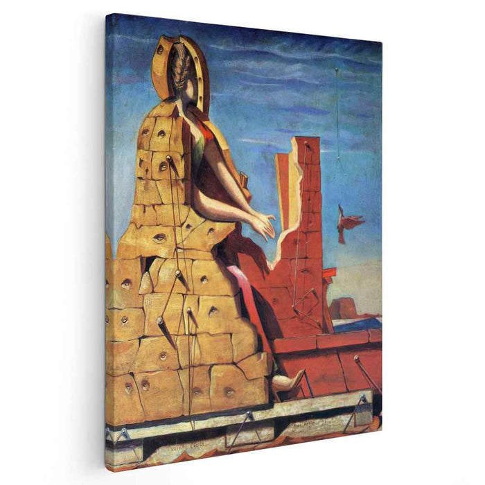 Saint Cecilia (Invisible piano) (1923) by Max Ernst