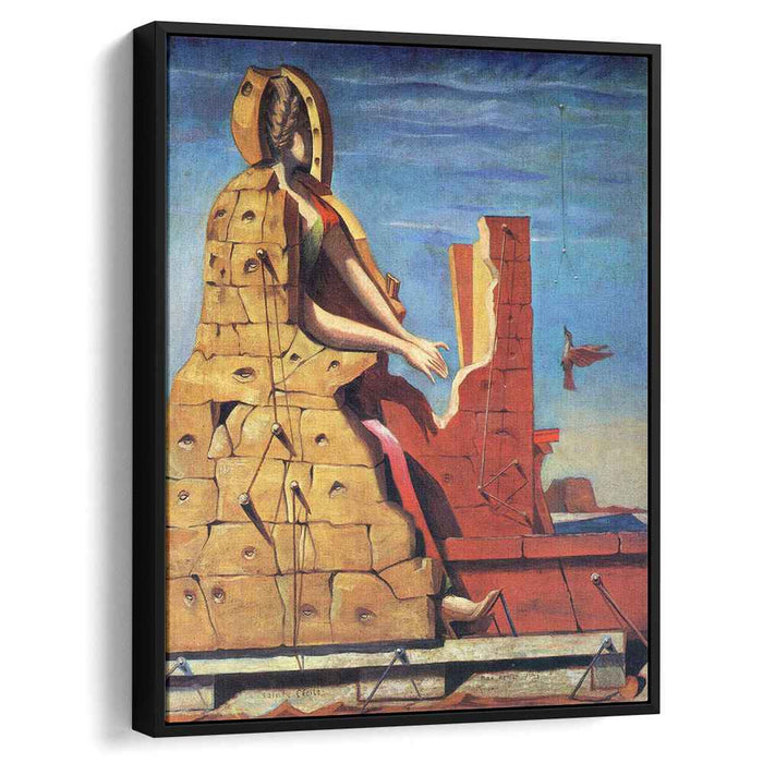 Saint Cecilia (Invisible piano) (1923) by Max Ernst