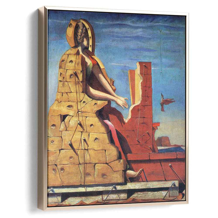 Saint Cecilia (Invisible piano) (1923) by Max Ernst