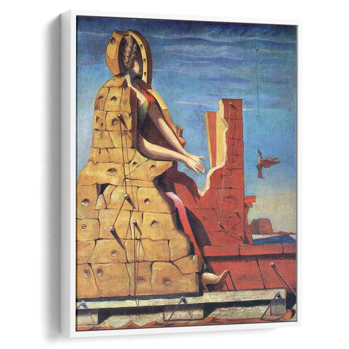 Saint Cecilia (Invisible piano) (1923) by Max Ernst