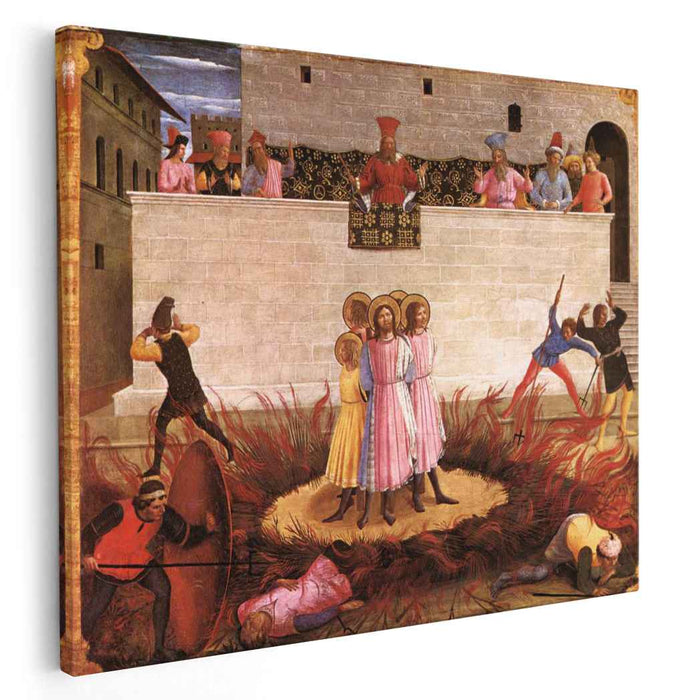 Saint Cosmas and Saint Damian Condamned (1440) by Fra Angelico