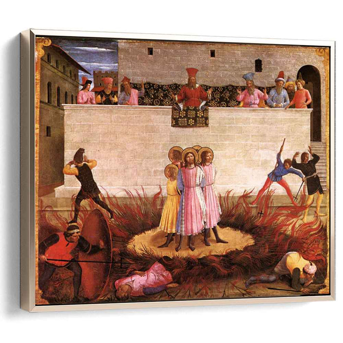 Saint Cosmas and Saint Damian Condamned (1440) by Fra Angelico