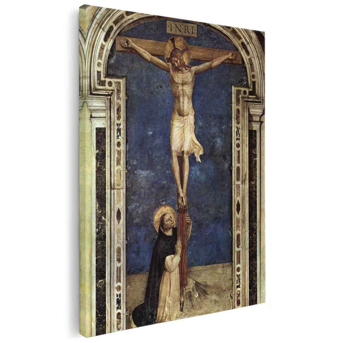 Saint Dominic Adoring the Crucifixion (1442) by Fra Angelico