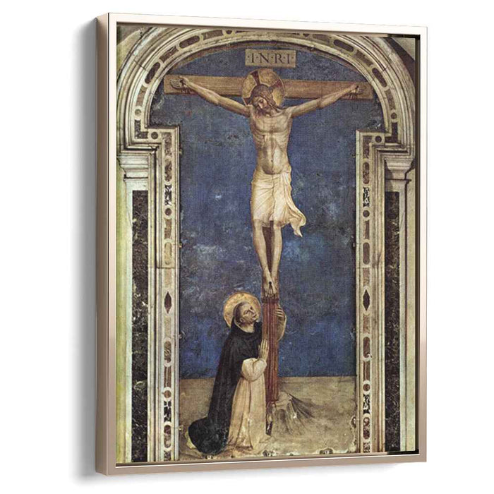 Saint Dominic Adoring the Crucifixion (1442) by Fra Angelico