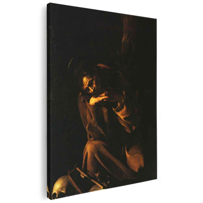 Saint Francis in Meditation (1606) by Caravaggio