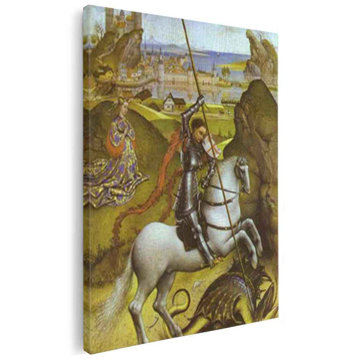 Saint George and the Dragon (1435) by Rogier van der Weyden