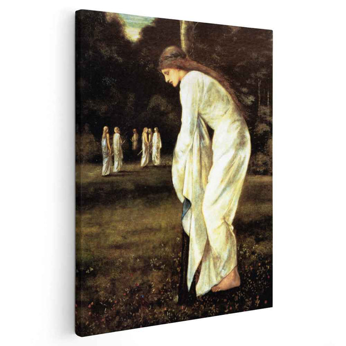 St George and the Dragon VI: The Princess Tied to a Tree (1866) by Edward Burne-Jones