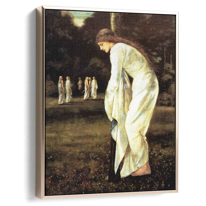 St George and the Dragon VI: The Princess Tied to a Tree (1866) by Edward Burne-Jones