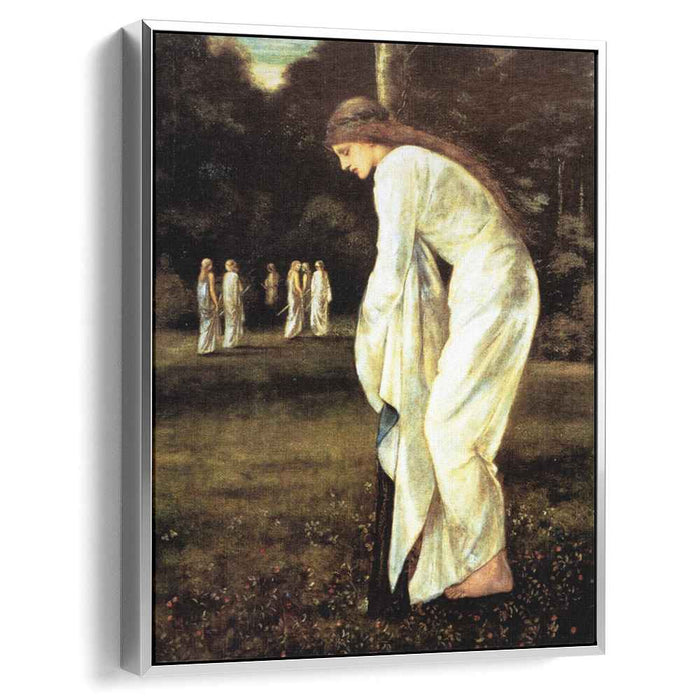 St George and the Dragon VI: The Princess Tied to a Tree (1866) by Edward Burne-Jones