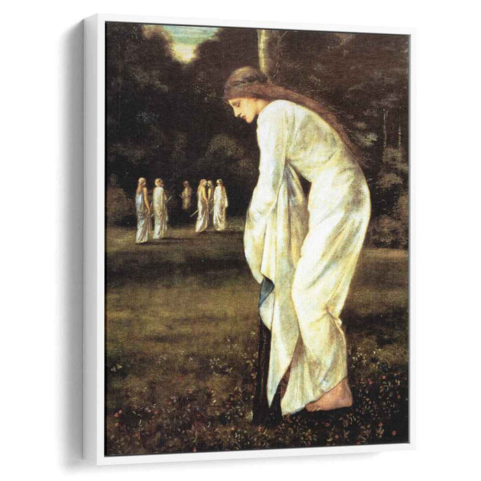 St George and the Dragon VI: The Princess Tied to a Tree (1866) by Edward Burne-Jones