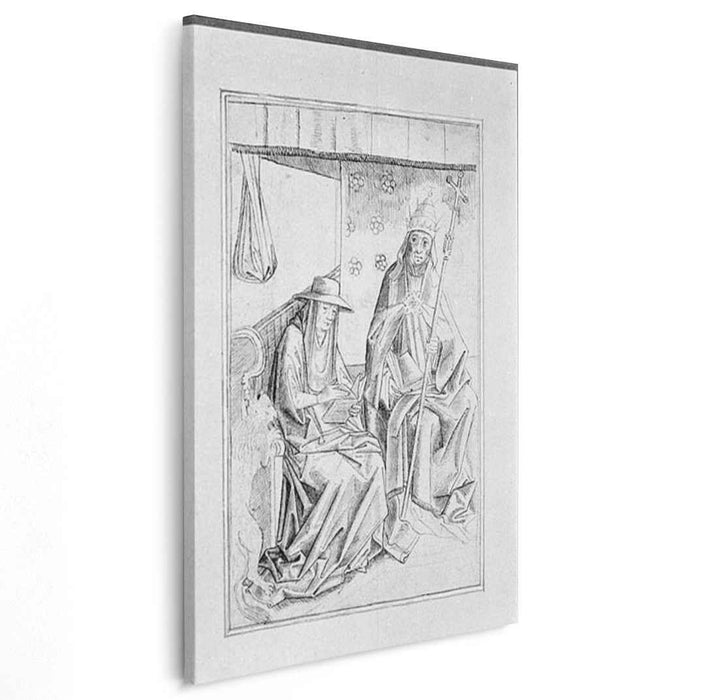 Saint Gregory the Great and St. Jerome by Rogier van der Weyden