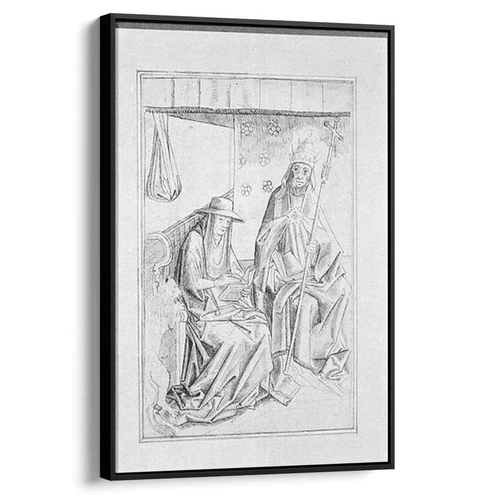 Saint Gregory the Great and St. Jerome by Rogier van der Weyden