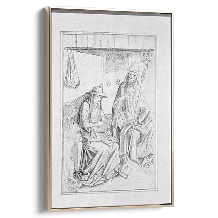 Saint Gregory the Great and St. Jerome by Rogier van der Weyden