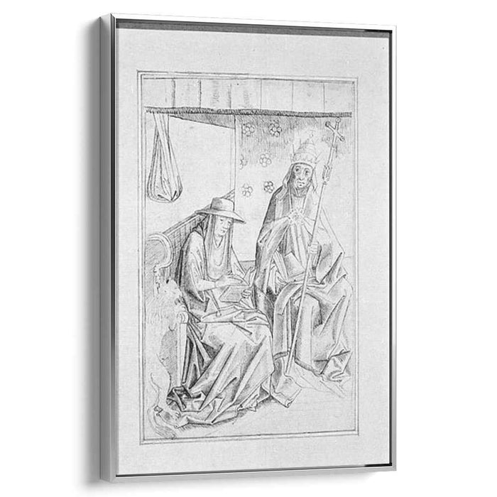 Saint Gregory the Great and St. Jerome by Rogier van der Weyden