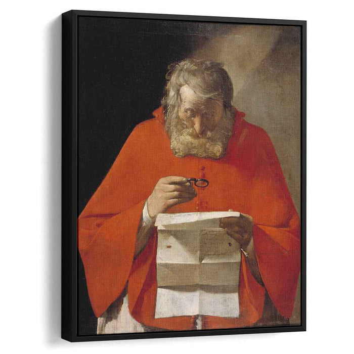 Saint Jerome reading a letter (1629) by Georges de la Tour