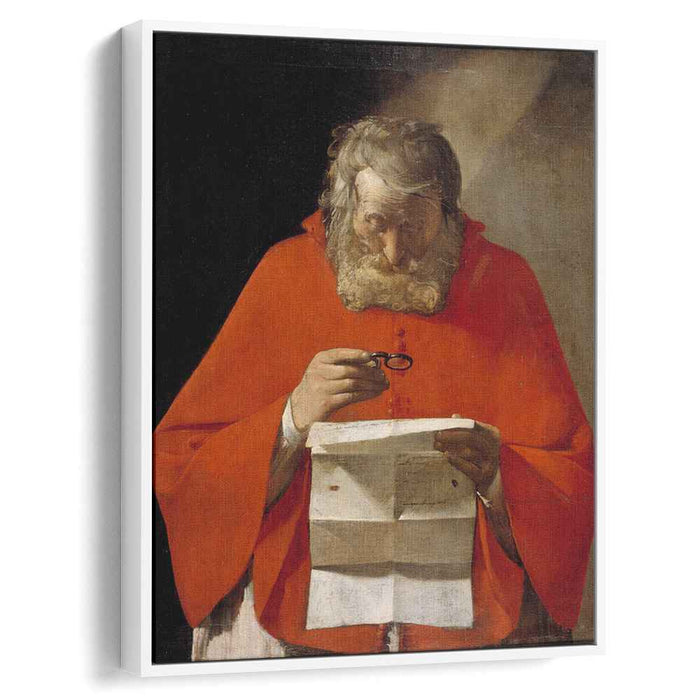 Saint Jerome reading a letter (1629) by Georges de la Tour