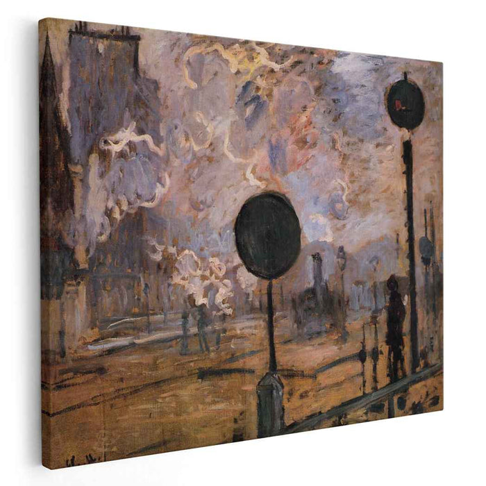 Saint-Lazare Station, Exterior by Claude Monet