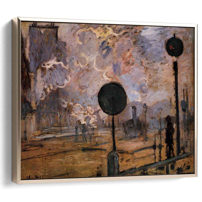 Saint-Lazare Station, Exterior by Claude Monet