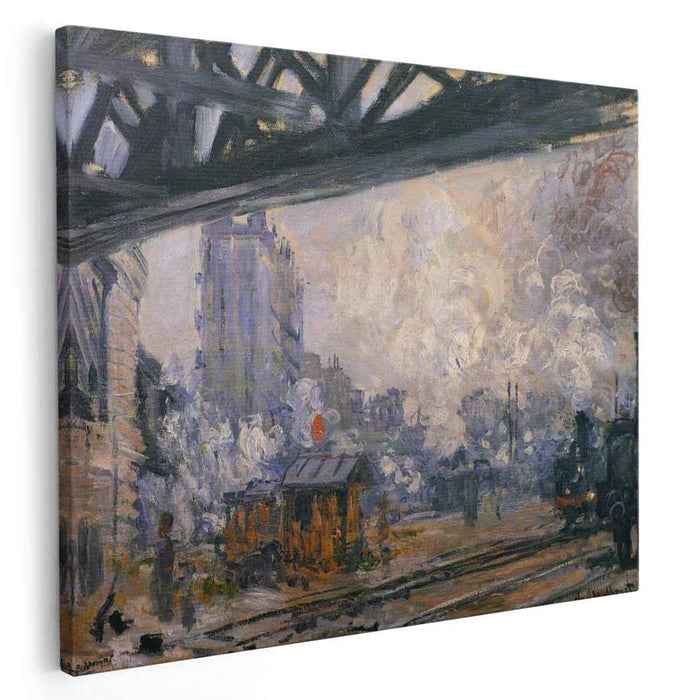 Saint-Lazare Station, Exterior View by Claude Monet