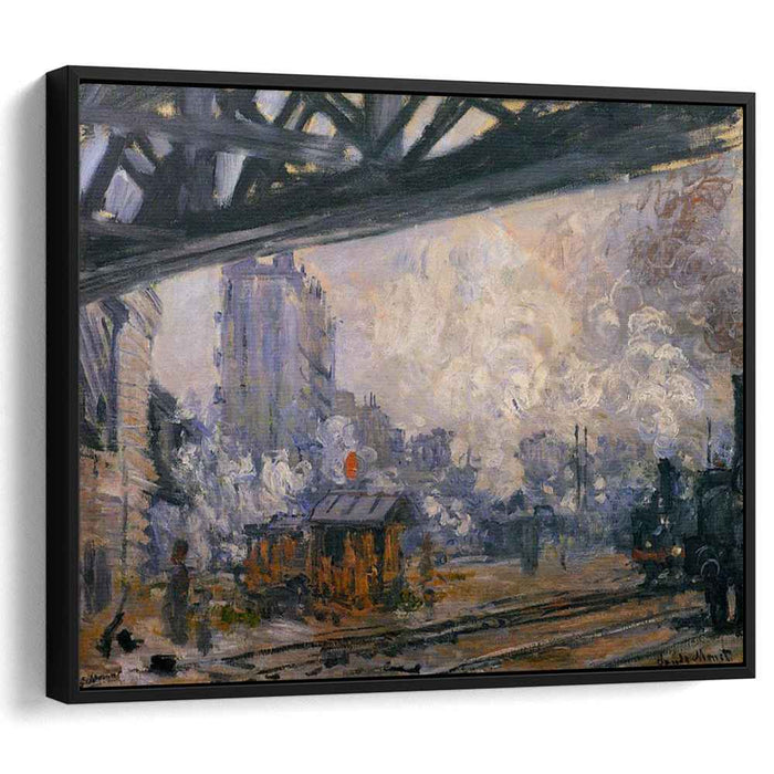 Saint-Lazare Station, Exterior View by Claude Monet