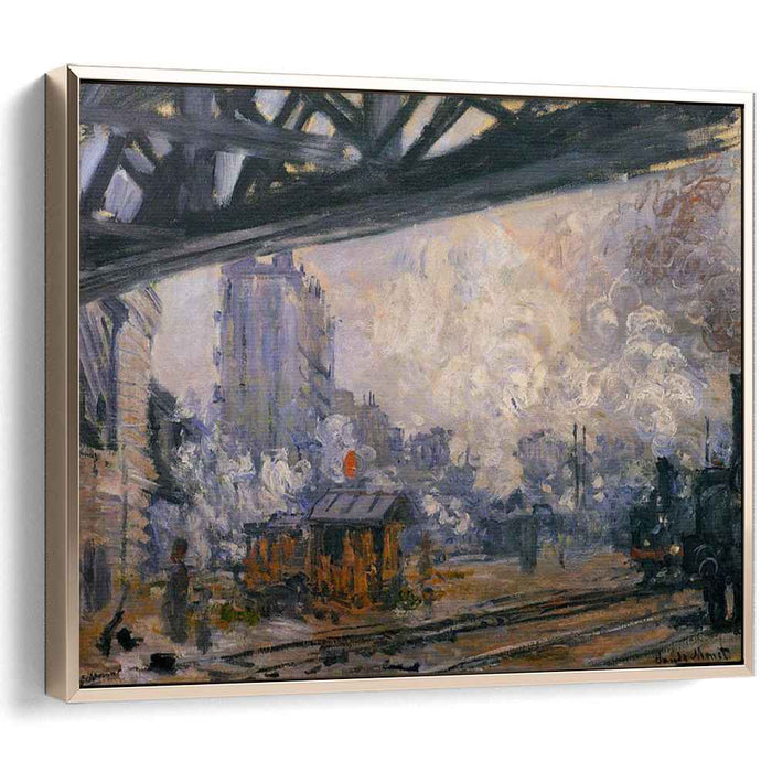 Saint-Lazare Station, Exterior View by Claude Monet