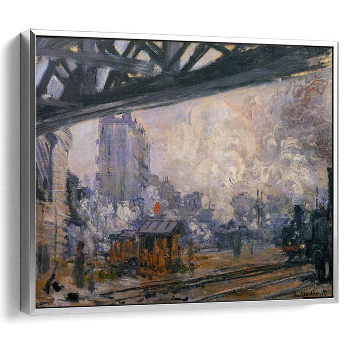 Saint-Lazare Station, Exterior View by Claude Monet