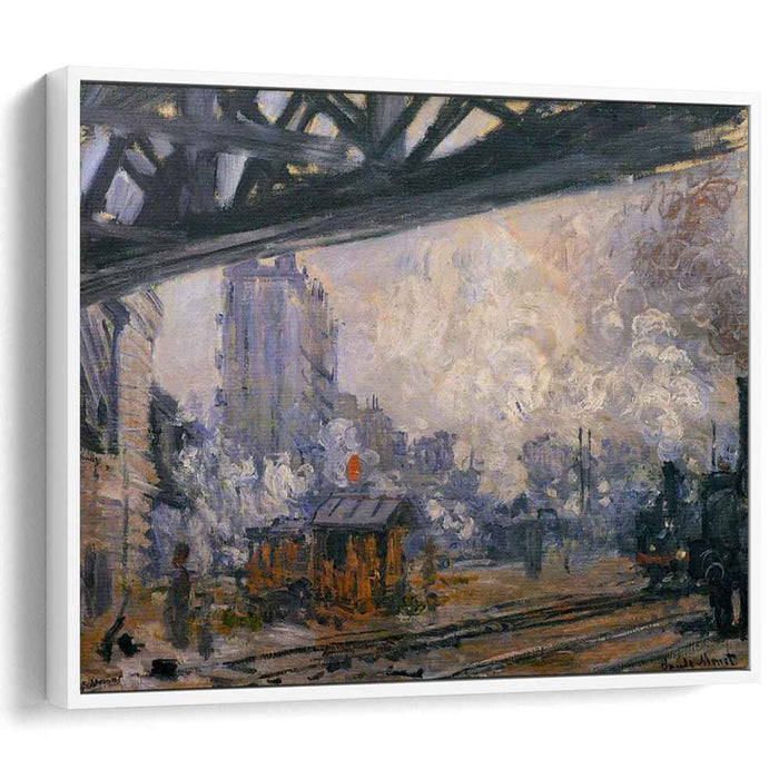 Saint-Lazare Station, Exterior View by Claude Monet