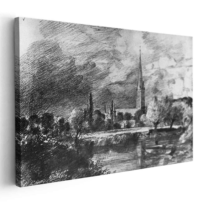 Salisbury cathedral by John Constable