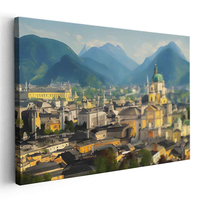 Altitude Cathedral: Baroque Cathedral Amidst Majestic Mountains