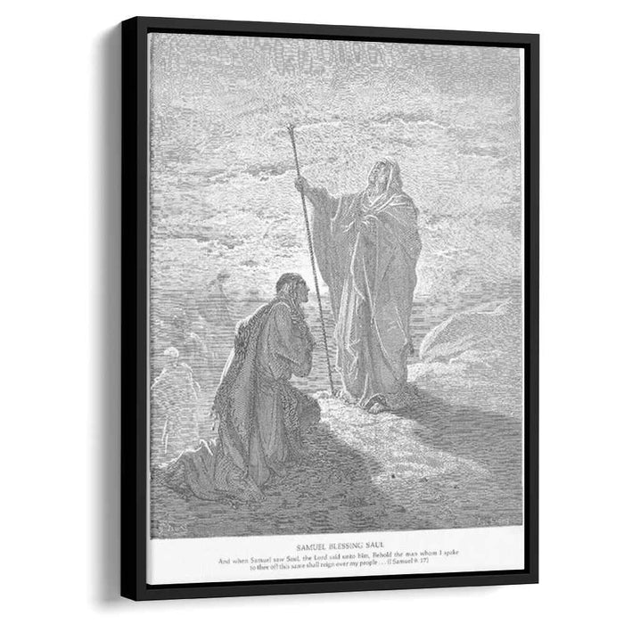 Samuel Blesses Saul by Gustave Dore