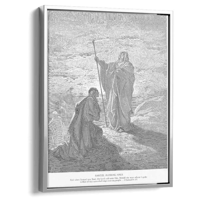 Samuel Blesses Saul by Gustave Dore