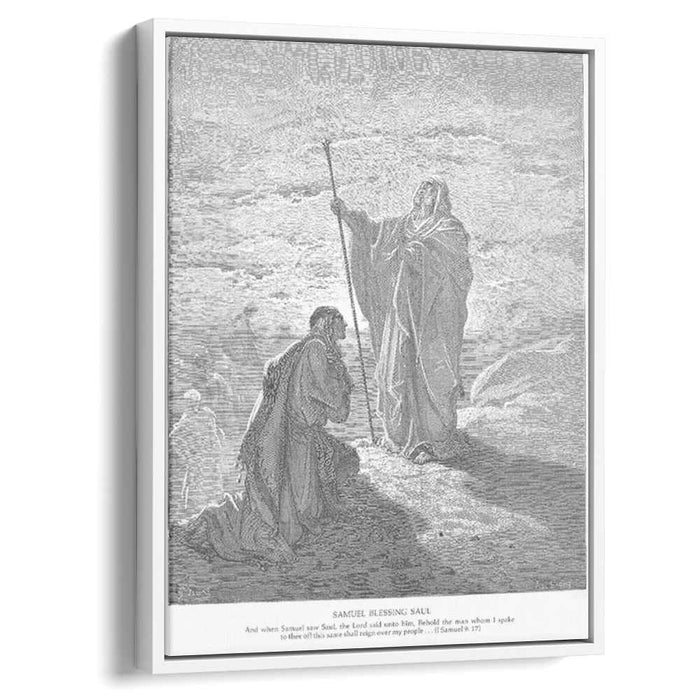 Samuel Blesses Saul by Gustave Dore