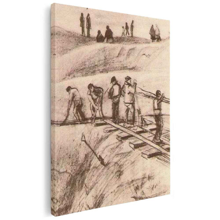 Sand Diggers (1882) by Vincent van Gogh