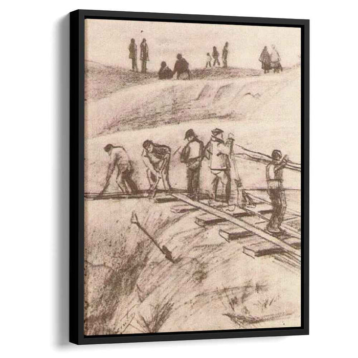 Sand Diggers (1882) by Vincent van Gogh