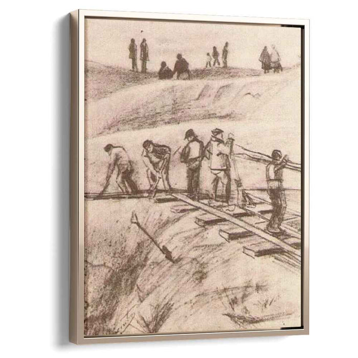 Sand Diggers (1882) by Vincent van Gogh