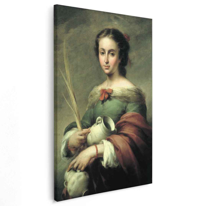 Santa Rufina (1665) by Bartolome Esteban Murillo