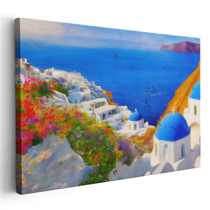 Impressionism Santorini #102
