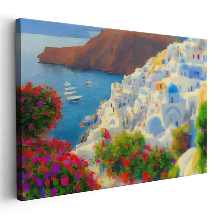 Impressionism Santorini #129